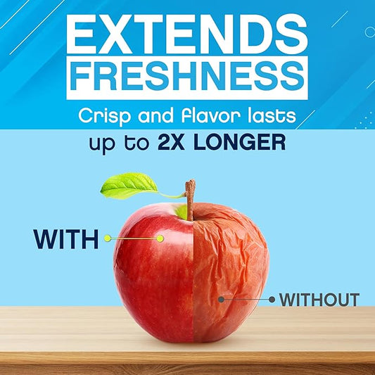 NonScents Refrigerator Deodorizer – Odor Eliminator for Fridge & Freezer – Outshines Baking Soda & Deodorizer with Activated Charcoal – Unscented & Long-Lasting, Freshen Refrigerator