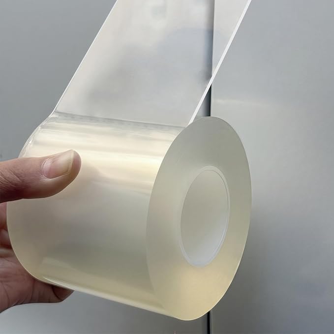 Window Weather Sealing Tape 3 in x 33 FT Weather Stripping Weatherproof Draft Stopper Clear Window Insulation Tape for Doors Windows Garages RVs Energy Saving Kit