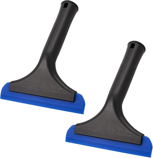 Gomake Small Silicone Squeegee Window Shower Squeegee Tool,Auto Water Blade for Car Windshield, Window, Mirror, Glass Door,Bathroom