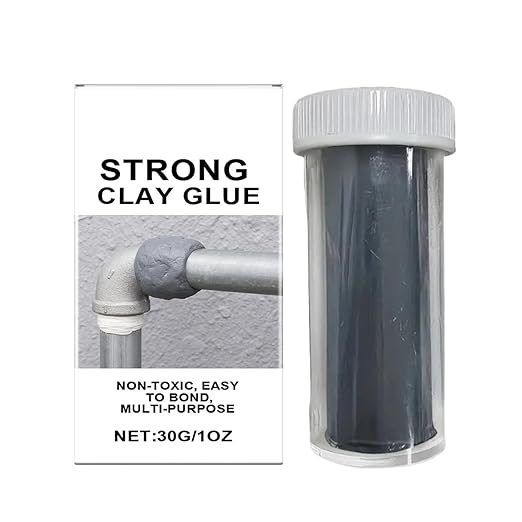 Ceramic Glue - Multi Purpose Waterproof Repair Clay, Heat Resistant Sealing Adhesive | Strong Bonding Mending Mud for Wall Hole, Metal, Tiles, Crafts, Quick Fix Repair Paste for Household Maintenance