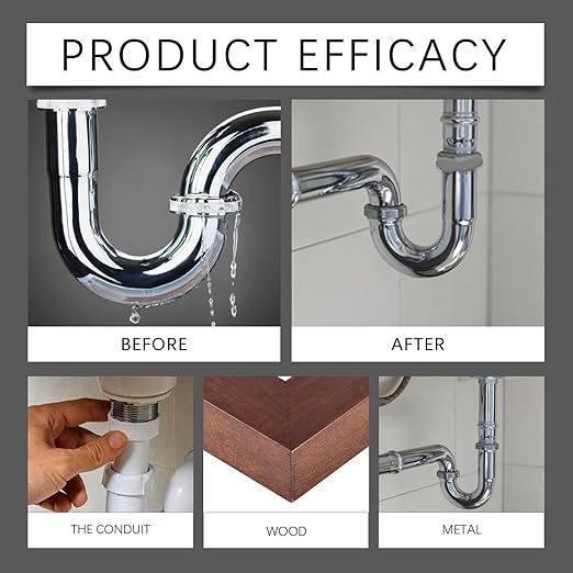 Ceramic Glue - Multi Purpose Waterproof Repair Clay, Heat Resistant Sealing Adhesive | Strong Bonding Mending Mud for Wall Hole, Metal, Tiles, Crafts, Quick Fix Repair Paste for Household Maintenance