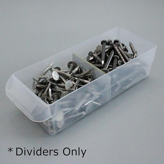 (64-Pack) Small Drawer Dividers compatible with Craft Cabinet and Hardware Storage Organizers, (Dividers Only)