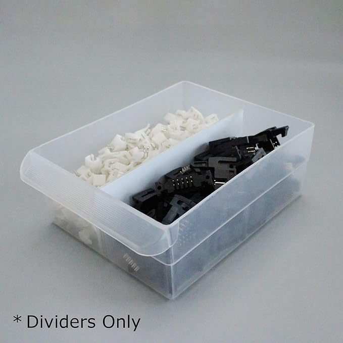 (24-Pack) Large Drawer Dividers compatible with Craft Cabinet and Hardware Storage Organizers, (Dividers Only)