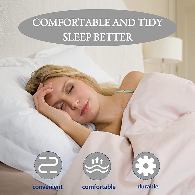 TGOOD Gift for Mum!Sheet Fasteners keepers-Adjustable Elastic Bed Sheet Holder Straps for Full,Queen,King Twin Bed,6 Way Cross Sheet Clips Suspenders Band,Fitted Round and Square Mattresses.(black)